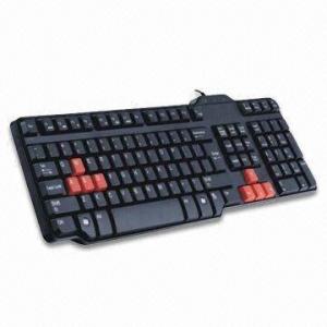 China Wired Multimedia Keyboard with Soft Key Touch, No Noise and Gaming wholesale
