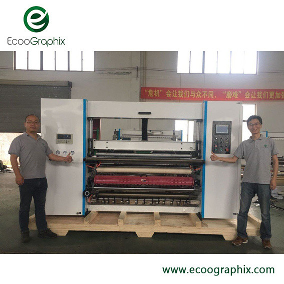 China Shaftless Thermal Paper Slitting Machine 1400mm Unwinding Width wholesale