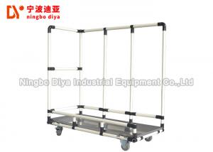 China Logistic And Workshop Lean Trolley , Simple Operation Stainless Steel Cart wholesale