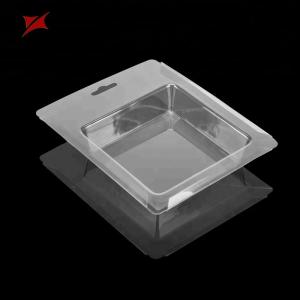China customized disposable plastic clamshell edgefold sliding blister card packaging wholesale