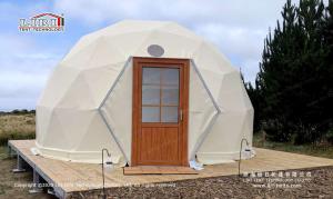 China China Manufacturer 6m Outdoor Waterproof Luxury Geodesic Dome Hotel Glamping Tent for Sale wholesale
