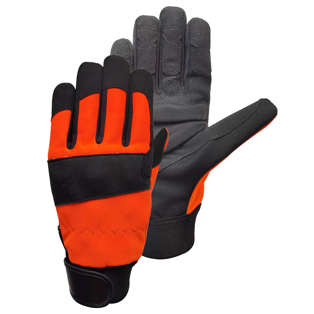 China Hysafety CAT III EN 388 2016 Chainsaw Safety Gloves Rope Climbing Gloves wholesale