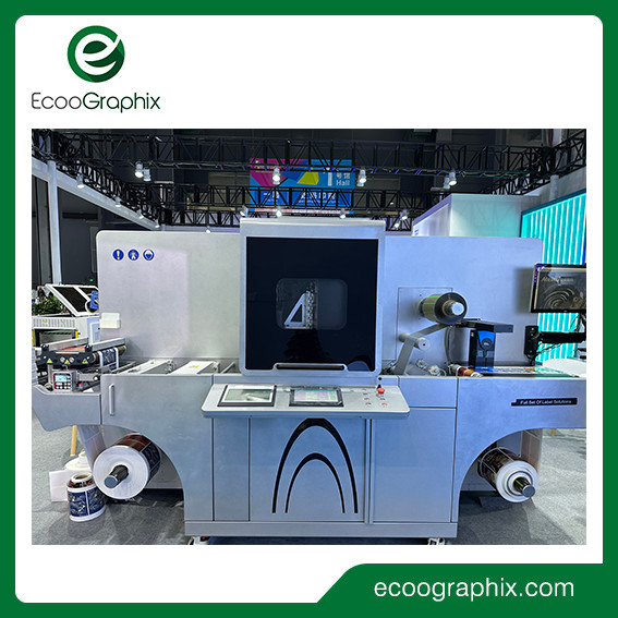 China Digital Roll To Roll Label Printing Machine Foil Stamping Varnish Enhancement wholesale