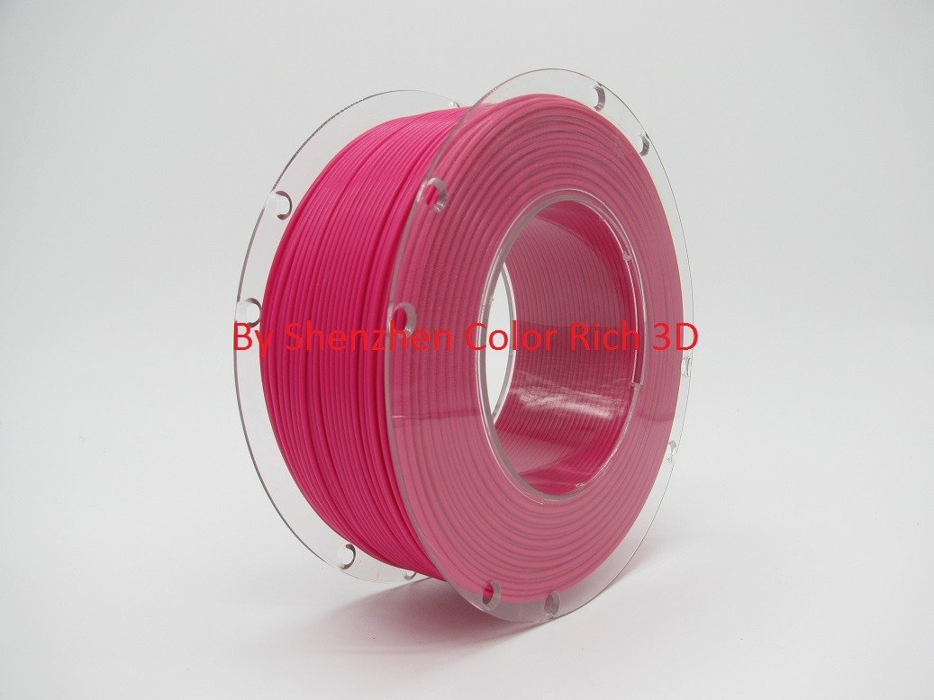 China Fuchsia Color 1.75mm 3mm PLA ABS 3D Printing Filament for 3D Printer and Print Pen wholesale