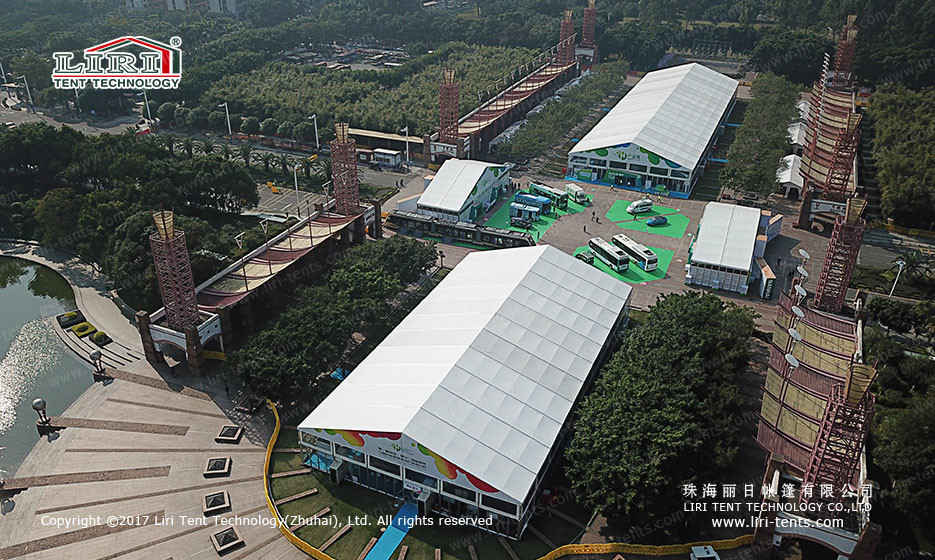 China 30m x50m  Aluminum Material White PVC Exhibition Tent For Outdoor Show wholesale