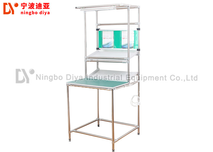 China Fire Resistant Production Industries Workbench With Stainless Steel Lean Tube wholesale