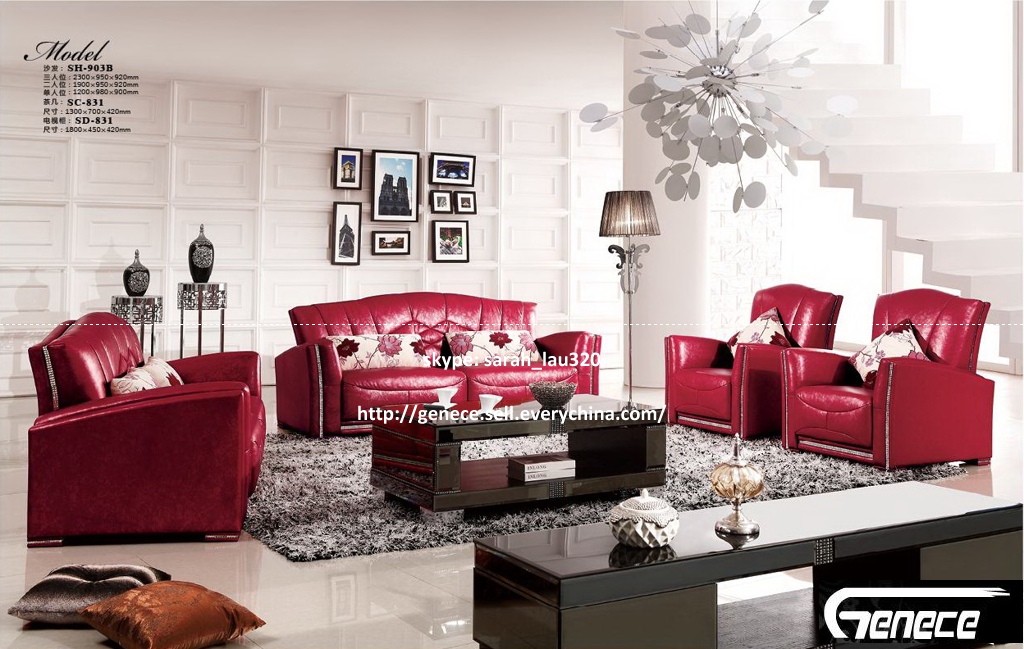 China High Quality Leather Sofa Set with Diamond Decorated Modern Sofa Furniture wholesale