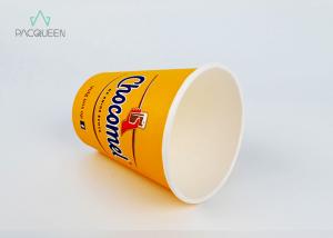 China 8oz / 10oz / 12oz Latte Coffee Cups Logo Printing PE / PLA Lining Leak Proof wholesale