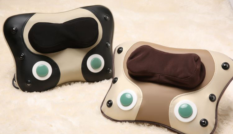 China Body Care Battery Operated Massage Pillows For Neck And Back With Infrared Heating wholesale