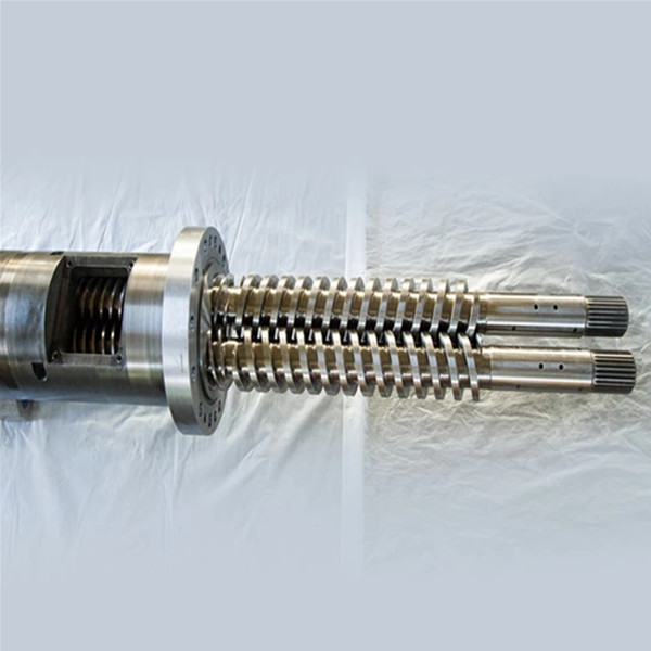 China Parallel Twin Screw for Feed Machine / Bimetallic conical twin screw barrel wholesale