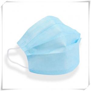 China Liquid Proof 3 Ply Disposable Face Mask For Beauty Salon / Food Processing Industry wholesale