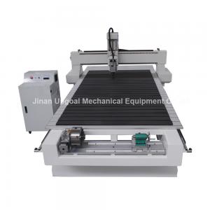 China 4 Axis CNC Wood Engraving Machine with Rotary Axis Fixed in X-axis wholesale