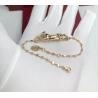 Buy cheap Panthere De Cartier 18K Gold Bracelet Savoy Garnet Diamonds OEM from wholesalers