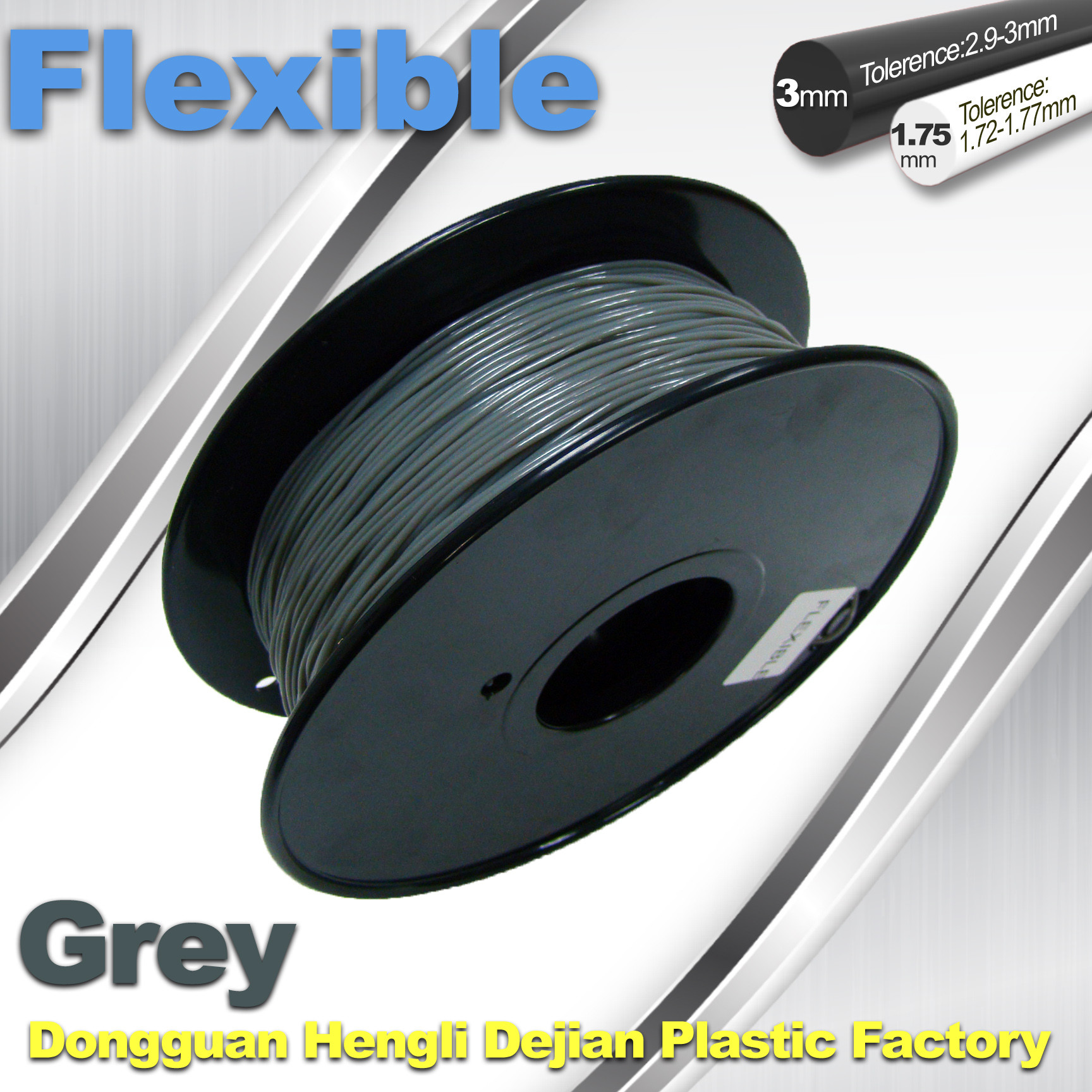 China Easy To Use Odorless Flexible 3D Printing Filament , 0.8kg / Roll wholesale