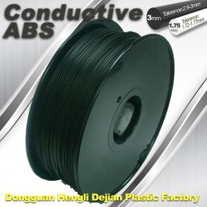 China ABS Conductive 3D Printer Filament 1.75mm / 3.0 mm wholesale