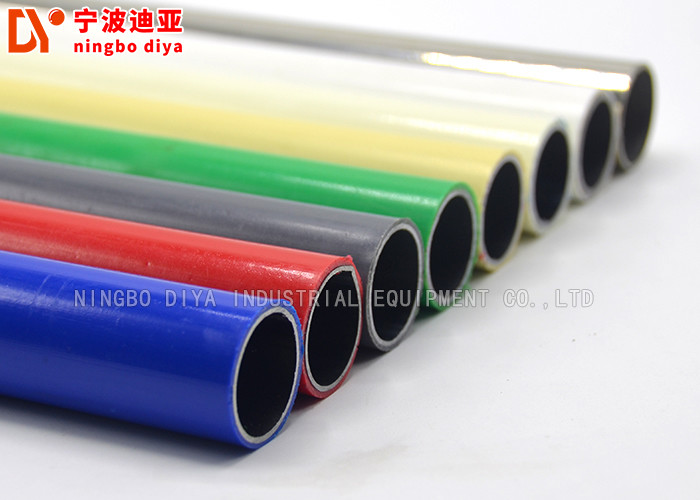 China PE Coated Colorful Lean Pipe DY181 For Stainless Steel Storage Trolley wholesale