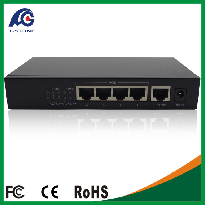 China 1000M gigabit ethernet switch 4 port poe ethernet switch wholesale