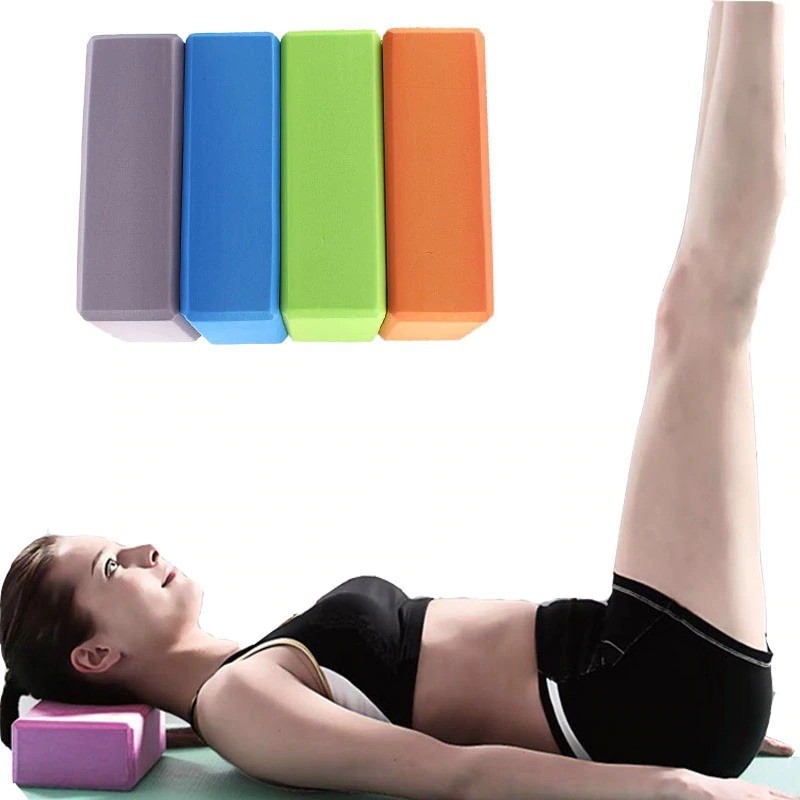 China Body Shaping Yoga Exercise Blocks , EVA Yoga Blocks Training Exercise Fitness Set Tool wholesale