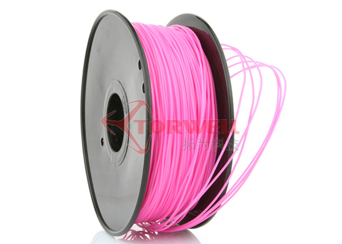 China Pink 3D Printer ABS Filament 1.75mm / 3.00mm , 2.2lb Spool wholesale