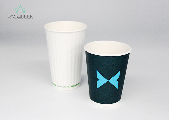 China Embossed Wall Ripple Coffee Cups , Ripple Wrap Coffee Cups Eco Friendly wholesale