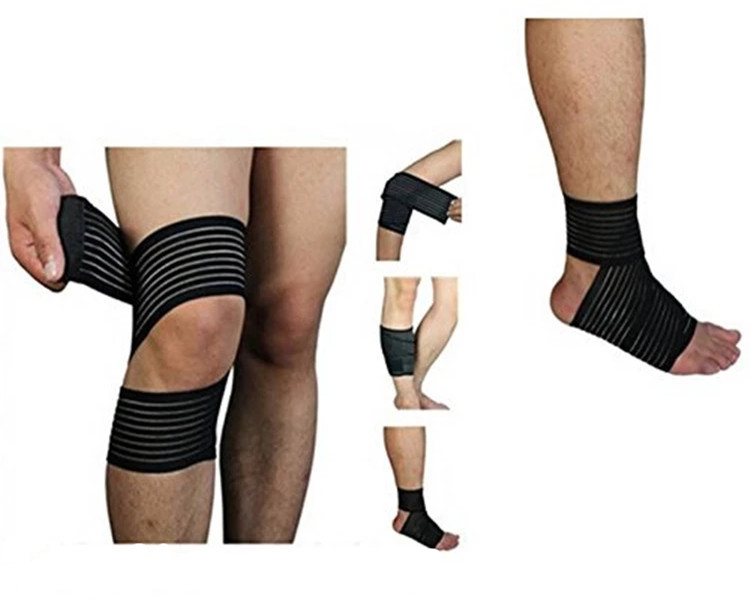 China High elasticity Calf Thigh Support Knee Compression Wrap Bandage. Elastic material.Customized size. wholesale