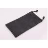 Buy cheap hot Glasses Case Soft Waterproof Cloth Sunglasses Bag Glasses Pouch Black Color from wholesalers