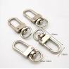 Buy cheap Metal Silver Snap Key Ring Swivel Lobster Claw D Clasp Hooks Clips dog buckle from wholesalers