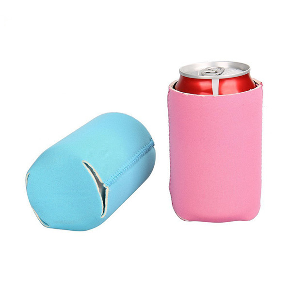 China Custom Logo Printed Neoprene Can Cooler For Beer Can Cooler. size:10cmc*13cm  Material is neoprene wholesale