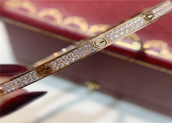 China Pave Diamonds N6710717 0.95ct 18k Pink Gold Bracelet Cartier cartier jewelry near me wholesale