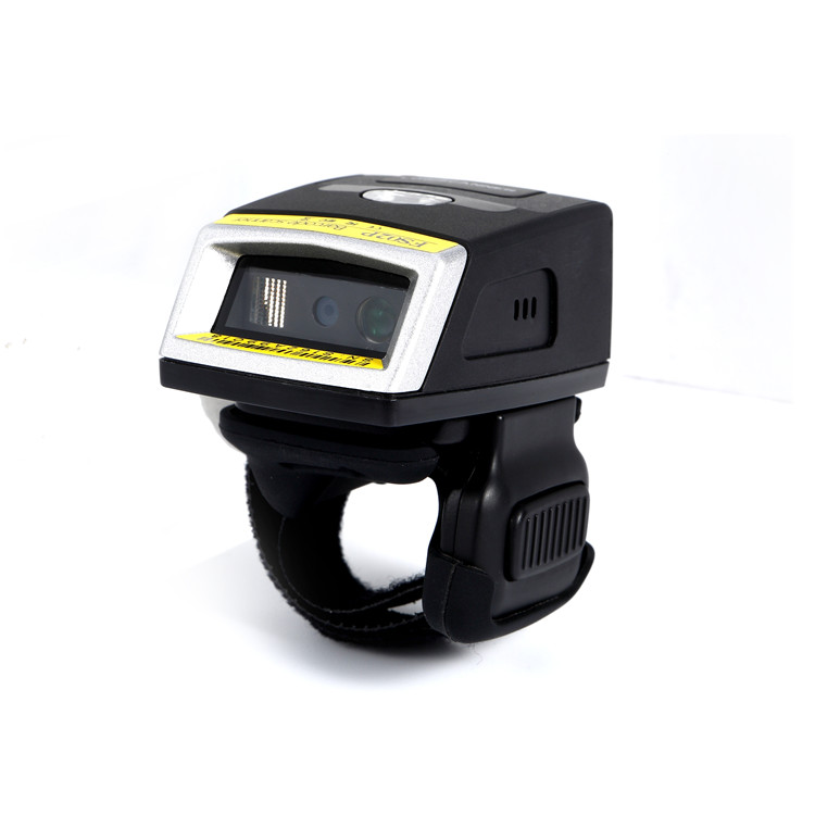 China Small Wireless 1d 2d 550mah Ring Barcode Scanner For Logistics Industry wholesale