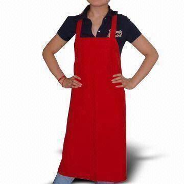 China Apron, Made of 100% Spun Polyester, Measures 34 x 31 Inches wholesale