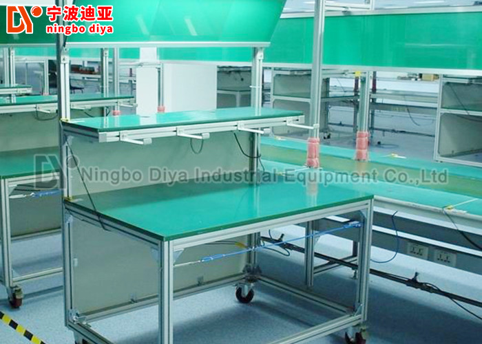 China Double Layer Conveyor Belt Production Line , Aluminium Automatic Assembly Line wholesale