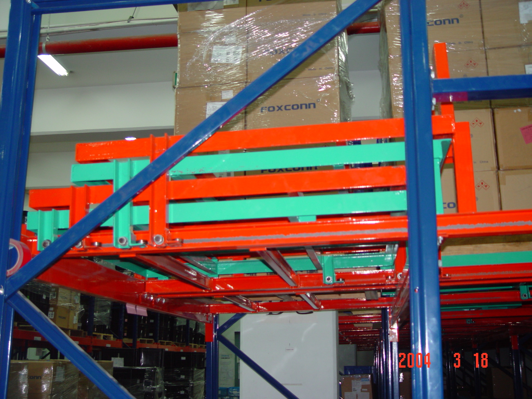 China Warehouse steel rack push back pallet racking wholesale