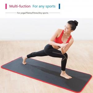 China Non Slip Fitness Yoga Mat Extra Thick Yoga Mat 10mm NRB Material For Men / Women wholesale