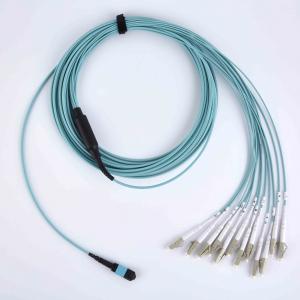 China Low Water Peak Fiber Optic Patch Cable MTP / MPO To LC Harness High Precision wholesale
