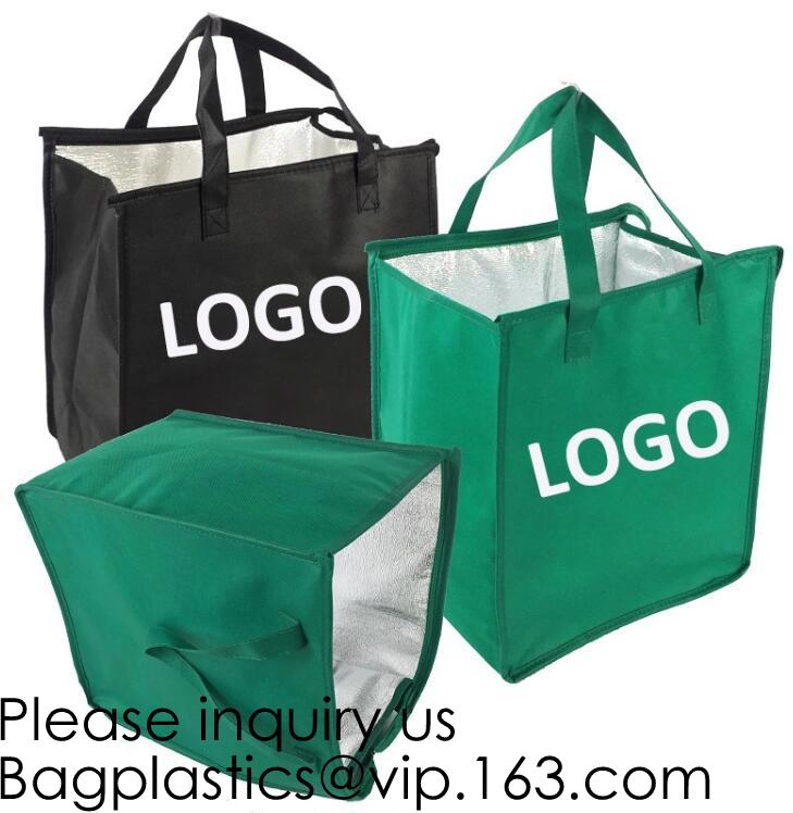 China INSULATION ALUMINIUM FOIL BAG,FREEZABLE LUNCH BAG,THERMAL THERMO COOLER TOTE BAG,BENTO PICNIC,FRESH wholesale