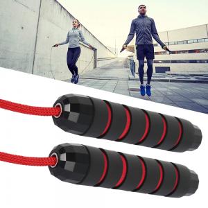 China Soft Adjustable Jump Rope , Custom Jump Ropes Sweat / Deodorant With Ball Bearings wholesale