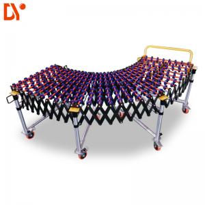 China Warehouse Roller Conveyor System Gravity Flexible Roller Conveyor With Skate Wheels wholesale