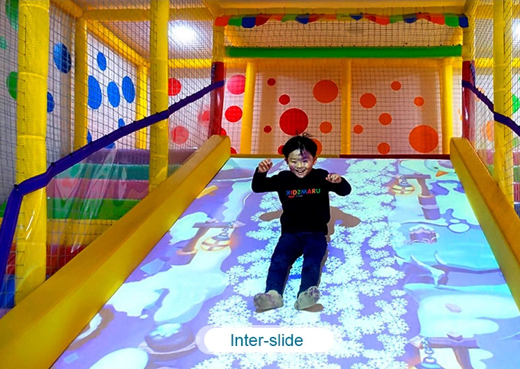 China Interactive floor game projector interactive projection wall children game machine wholesale