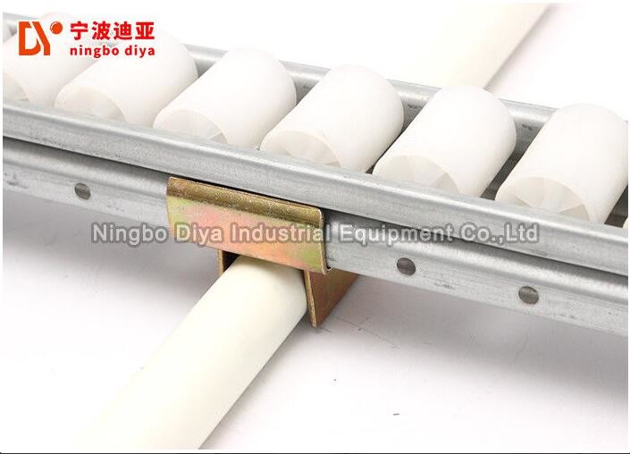China Galvanized Sliding Industrial Roller Track DY190 For Pipe Rack System wholesale