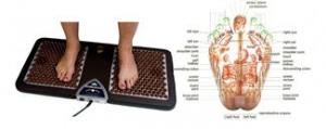 China Tourmaline Heart Shiatsu Foot Massager For Acupuncture Points , Reflexology wholesale