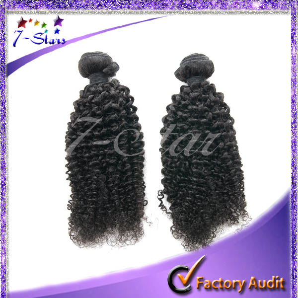 China 7a unprocessed virgin brazilian hair kinky curly hair weave wholesale wholesale
