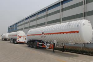 China 55000L 3 axles Liquid  Natural Gas Tank semi trailer for LNG	 9553GDY wholesale