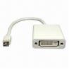 Buy cheap Mini DisplayPort to DVI Adapter, Black and White Colors from wholesalers