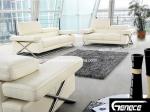 New Design Functional Leather Sofa Set Metal Base