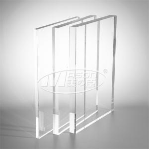 China 6mm Scratch Resistant Clear Perspex Plexiglass Acrylic Plastic Panel For Door wholesale