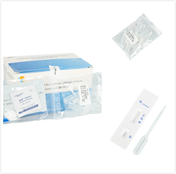 China 10 Minutes Fingertip Blood IgM IgG Virus Test Kits wholesale