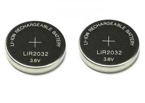 China Lightweight Li Ion Button Cell 3.6V LIR2032 3.7V 40mAh In Blood Glucose Meter wholesale
