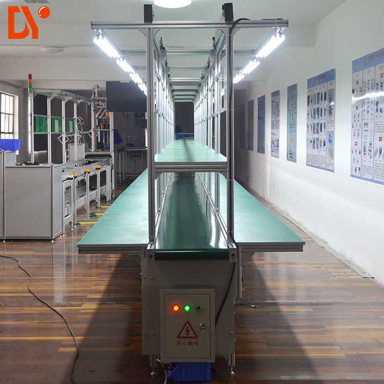 China 750W Conveyor Production Line With Working Tables / Industrial Conveyor Belt Systems wholesale