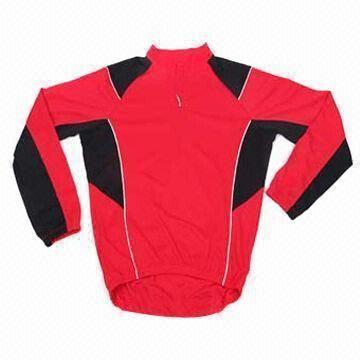 China Cycling Jersey with Coolmax Fabric and EN471 Reflective Piping wholesale